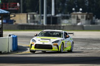 #113 Toyota GR86 of Ethan Tovo, Nitro Motorsports, Toyota GR Cup North America, SRO America, Sebring International Raceway, Sebring, FL May 15 - 18, 2025
 | Fred Hardy | www.FredHardyPhoto.com for SRO America &copy;2025
