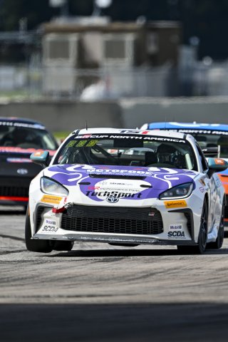 #72 Toyota GR86 of Ethan Goulart, TechSport, Toyota GR Cup North America, SRO America, Sebring International Raceway, Sebring, FL May 15 - 18, 2025
 | Fred Hardy | www.FredHardyPhoto.com for SRO America &copy;2025