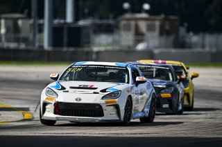 #98 Toyota GR86 of Max Schweid, TechSport, Toyota GR Cup North America, SRO America, Sebring International Raceway, Sebring, FL May 15 - 18, 2025
 | Fred Hardy | www.FredHardyPhoto.com for SRO America &copy;2025