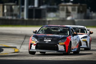 #88 Toyota GR86 of Zach Hollingshead, PT Autosport with Copeland Motorsports, Toyota GR Cup North America, SRO America, Sebring International Raceway, Sebring, FL May 15 - 18, 2025
 | Fred Hardy | www.FredHardyPhoto.com for SRO America &copy;2025