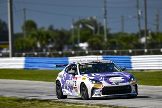 #72 Toyota GR86 of Ethan Goulart, TechSport, Toyota GR Cup North America, SRO America, Sebring International Raceway, Sebring, FL May 15 - 18, 2025
 | Fred Hardy | www.FredHardyPhoto.com for SRO America &copy;2025