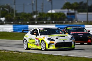 #113 Toyota GR86 of Ethan Tovo, Nitro Motorsports, Toyota GR Cup North America, SRO America, Sebring International Raceway, Sebring, FL May 15 - 18, 2025
 | Fred Hardy | www.FredHardyPhoto.com for SRO America &copy;2025