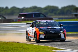 #88 Toyota GR86 of Zach Hollingshead, PT Autosport with Copeland Motorsports, Toyota GR Cup North America, SRO America, Sebring International Raceway, Sebring, FL May 15 - 18, 2025
 | Fred Hardy | www.FredHardyPhoto.com for SRO America &copy;2025