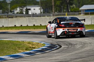 #88 Toyota GR86 of Zach Hollingshead, PT Autosport with Copeland Motorsports, Toyota GR Cup North America, SRO America, Sebring International Raceway, Sebring, FL May 15 - 18, 2025
 | Fred Hardy | www.FredHardyPhoto.com for SRO America ©2025