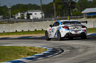 #98 Toyota GR86 of Max Schweid, TechSport, Toyota GR Cup North America, SRO America, Sebring International Raceway, Sebring, FL May 15 - 18, 2025
 | Fred Hardy | www.FredHardyPhoto.com for SRO America ©2025