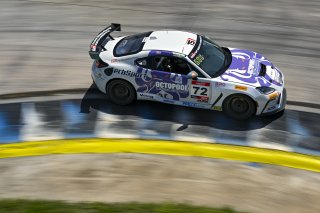 #72 Toyota GR86 of Ethan Goulart, TechSport, Toyota GR Cup North America, SRO America, Sebring International Raceway, Sebring, FL May 15 - 18, 2025
 | Fred Hardy | www.FredHardyPhoto.com for SRO America &copy;2025