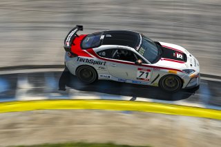 #71 Toyota GR86 of Christian Weir, TechSport Racing, Toyota GR Cup North America, SRO America, Sebring International Raceway, Sebring, FL May 15 - 18, 2025
 | Fred Hardy | www.FredHardyPhoto.com for SRO America &copy;2025