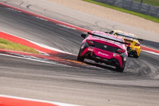 The \GRCup\   in \Circuit of The Americas#1\, \Circuit of The Americas#2\ on Friday, April 25, 2025.

Practice, Practice - P2 
14, Alex Garcia, Skip Barber Racing, Orlando Family Medical, Pole Pace, Toyota GR86

Photo by
&mdash; James Armas | SRO Motorsports Group