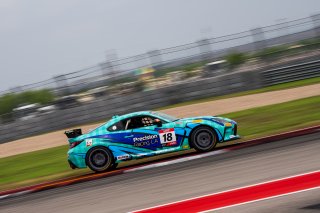 The \GRCup\   in \Circuit of The Americas#1\, \Circuit of The Americas#2\ on Friday, April 25, 2025.

Practice, Practice - P2 
18, Rutledge Wood, Precision Racing LA, Toyota GR86

Photo by
— James Armas | SRO Motorsports Group