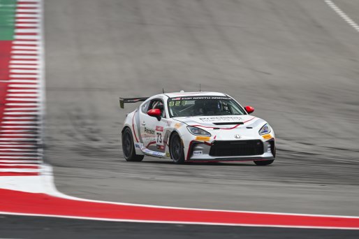 #73 Toyota GR86 of Mike Lamarra, Precision Racing LA, Toyota GR Cup North America, SRO America, Circuit of the Americas, Austin, TX April 25 -27, 2025
 | Fred Hardy | www.FredHardyPhoto.com  ©2025