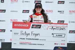 #80 Toyota GR86 of Paityn Feyen, Nitro Motorsports, Toyota GR Cup North America, SRO America, Circuit of the Americas, Austin, TX April 25 -27, 2025
 | Fred Hardy | www.FredHardyPhoto.com  ©2025