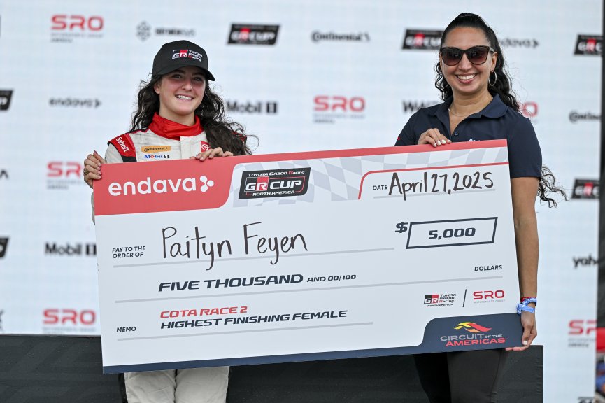 #80 Toyota GR86 of Paityn Feyen, Nitro Motorsports, Toyota GR Cup North America, SRO America, Circuit of the Americas, Austin, TX April 25 -27, 2025

