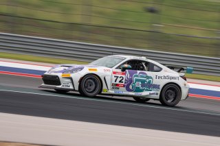 The \GRCup\   in \Circuit of The Americas#1\, \Circuit of The Americas#2\ on Friday, April 25, 2025.

Practice, Practice - P1 
72, Ethan Goulart, TechSport Racing, Octopode, GR Performance Parts, SCDA, Cantera Carraizo, Toyota GR86

Photo by
— James Armas | SRO Motorsports Group