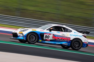 The \GRCup\   in \Circuit of The Americas#1\, \Circuit of The Americas#2\ on Friday, April 25, 2025.

Practice, Practice - P1 
80, Paityn Feyen, Nitro Motorsports, Snaptron, Shift Up Now, Redline Trucking, Toyota GR86

Photo by
— James Armas | SRO Motorsports Group