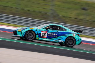 The \GRCup\   in \Circuit of The Americas#1\, \Circuit of The Americas#2\ on Friday, April 25, 2025.

Practice, Practice - P1 
18, Rutledge Wood, Precision Racing LA, Toyota GR86

Photo by
— James Armas | SRO Motorsports Group