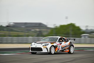 #31 Toyota GR86 of Jackson Tovo, Nitro Motorsports, Toyota GR Cup North America, SRO America, Circuit of the Americas, Austin, TX April 25 -27, 2025
 | Fred Hardy | www.FredHardyPhoto.com  &copy;2025
