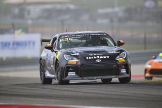 #15 Toyota GR86 of Brett Kowalski, TechSport, Toyota GR Cup North America, SRO America, Circuit of the Americas, Austin, TX April 25 -27, 2025
 | Fred Hardy | www.FredHardyPhoto.com  &copy;2025