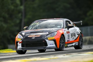#88 Toyota GR86 of Max Stallone, PT Autosport with Copeland Motorsports, Toyota GR Cup North America, SRO America, Virginia International Raceway, Alton, VA, July 18 - 20, 2025
 | Fred Hardy Jr. | www.FredHardyPhoto.com &copy;2025 