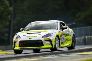 #113 Toyota GR86 of Ethan Tovo, Nitro Motorsports, Toyota GR Cup North America, SRO America, Virginia International Raceway, Alton, VA, July 18 - 20, 2025
 | Fred Hardy Jr. | www.FredHardyPhoto.com &copy;2025 