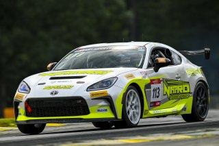 #113 Toyota GR86 of Ethan Tovo, Nitro Motorsports, Toyota GR Cup North America, SRO America, Virginia International Raceway, Alton, VA, July 18 - 20, 2025
 | Fred Hardy Jr. | www.FredHardyPhoto.com &copy;2025 