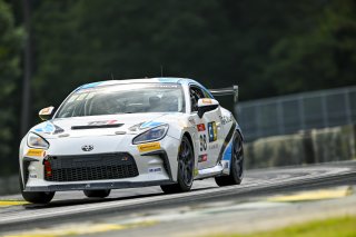 #98 Toyota GR86 of Max Schweid, TechSport, Toyota GR Cup North America, SRO America, Virginia International Raceway, Alton, VA, July 18 - 20, 2025
 | Fred Hardy Jr. | www.FredHardyPhoto.com &copy;2025 
