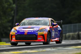 #71 Toyota GR86 of Christian Weir, TechSport Racing, Toyota GR Cup North America, SRO America, Virginia International Raceway, Alton, VA, July 18 - 20, 2025
 | Fred Hardy Jr. | www.FredHardyPhoto.com &copy;2025 