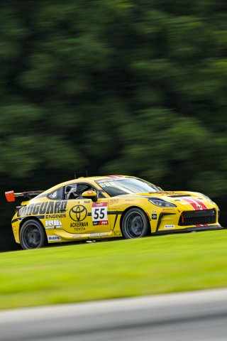 #55&nbsp;Toyota GR86 of Spike Kohlbecker, RVA Graphics Motorsports by Speed Syndicate, Toyota GR Cup North America, SRO America, Virginia International Raceway, Alton, VA, July 18 - 20, 2025
 | Fred Hardy Jr. | www.FredHardyPhoto.com &copy;2025 