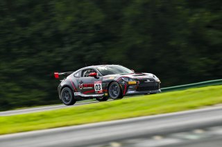 #03 Toyota GR86 of Karl Forman, Precision Racing LA, Toyota GR Cup North America, SRO America, Virginia International Raceway, Alton, VA, July 18 - 20, 2025
 | Fred Hardy Jr. | www.FredHardyPhoto.com &copy;2025 