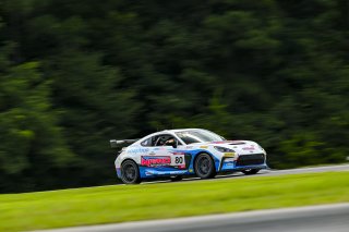 #80 Toyota GR86 of Paityn Feyen, Nitro Motorsports, Toyota GR Cup North America, SRO America, Virginia International Raceway, Alton, VA, July 18 - 20, 2025
 | Fred Hardy Jr. | www.FredHardyPhoto.com &copy;2025 