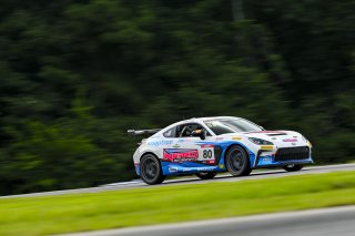 #80 Toyota GR86 of Paityn Feyen, Nitro Motorsports, Toyota GR Cup North America, SRO America, Virginia International Raceway, Alton, VA, July 18 - 20, 2025
 | Fred Hardy Jr. | www.FredHardyPhoto.com &copy;2025 