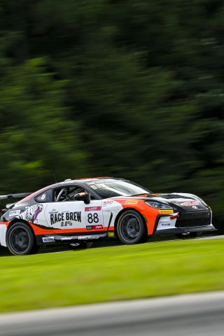 #88 Toyota GR86 of Max Stallone, PT Autosport with Copeland Motorsports, Toyota GR Cup North America, SRO America, Virginia International Raceway, Alton, VA, July 18 - 20, 2025
 | Fred Hardy Jr. | www.FredHardyPhoto.com &copy;2025 