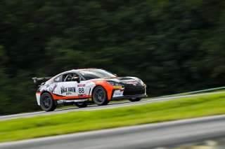 #88 Toyota GR86 of Max Stallone, PT Autosport with Copeland Motorsports, Toyota GR Cup North America, SRO America, Virginia International Raceway, Alton, VA, July 18 - 20, 2025
 | Fred Hardy Jr. | www.FredHardyPhoto.com &copy;2025 
