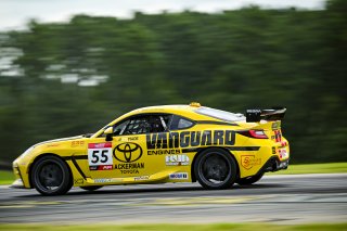 #55&nbsp;Toyota GR86 of Spike Kohlbecker, RVA Graphics Motorsports by Speed Syndicate, Toyota GR Cup North America, SRO America, Virginia International Raceway, Alton, VA, July 18 - 20, 2025
 | Fred Hardy Jr. | www.FredHardyPhoto.com &copy;2025 