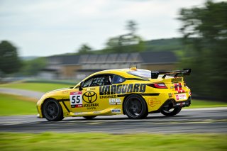 #55&nbsp;Toyota GR86 of Spike Kohlbecker, RVA Graphics Motorsports by Speed Syndicate, Toyota GR Cup North America, SRO America, Virginia International Raceway, Alton, VA, July 18 - 20, 2025
 | Fred Hardy Jr. | www.FredHardyPhoto.com &copy;2025 