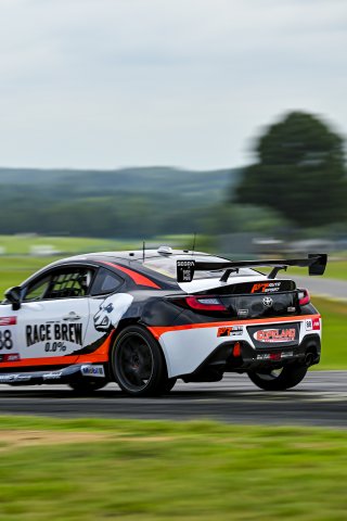 #88 Toyota GR86 of Max Stallone, PT Autosport with Copeland Motorsports, Toyota GR Cup North America, SRO America, Virginia International Raceway, Alton, VA, July 18 - 20, 2025
 | Fred Hardy Jr. | www.FredHardyPhoto.com &copy;2025 