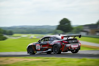 #03 Toyota GR86 of Karl Forman, Precision Racing LA, Toyota GR Cup North America, SRO America, Virginia International Raceway, Alton, VA, July 18 - 20, 2025
 | Fred Hardy Jr. | www.FredHardyPhoto.com &copy;2025 