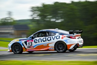 #13 Toyota GR86 of Westin Workman, BSI Racing, Toyota GR Cup North America, SRO America, Virginia International Raceway, Alton, VA, July 18 - 20, 2025
 | Fred Hardy Jr. | www.FredHardyPhoto.com ©2025 