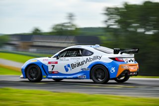 #7 Toyota GR86 of Jaxon Bell, Copeland Motorsports, Toyota GR Cup North America, SRO America, Virginia International Raceway, Alton, VA, July 18 - 20, 2025
 | Fred Hardy Jr. | www.FredHardyPhoto.com ©2025 