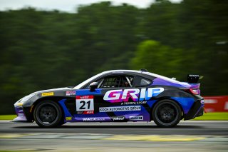 #21 Toyota GR86 of Ford Koch, Copeland Motorsports, Toyota GR Cup North America, SRO America, Virginia International Raceway, Alton, VA, July 18 - 20, 2025
 | Fred Hardy Jr. | www.FredHardyPhoto.com ©2025 