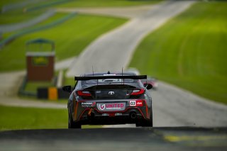 #03 Toyota GR86 of Karl Forman, Precision Racing LA, Toyota GR Cup North America, SRO America, Virginia International Raceway, Alton, VA, July 18 - 20, 2025
 | Fred Hardy Jr. | www.FredHardyPhoto.com &copy;2025 