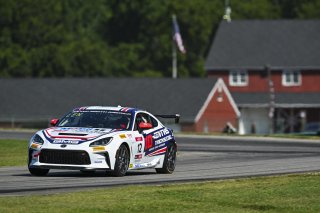 #12 Toyota GR86 of John Lennon, BSI Racing, Toyota GR Cup North America, SRO America, Virginia International Raceway, Alton, VA, July 18 - 20, 2025
 | Fred Hardy Jr. | www.FredHardyPhoto.com ©2025 