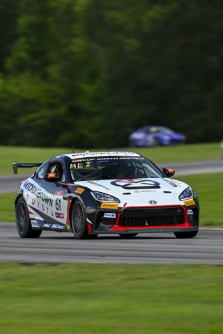 #61&nbsp;Toyota GR86 of James Klimas, Skip Barber Racing, Toyota GR Cup North America, SRO America, Virginia International Raceway, Alton, VA, July 18 - 20, 2025
 | Fred Hardy Jr. | www.FredHardyPhoto.com &copy;2025 
