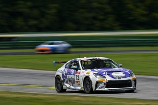 #72 Toyota GR86 of Ethan Goulart, TechSport, Toyota GR Cup North America, SRO America, Virginia International Raceway, Alton, VA, July 18 - 20, 2025
 | Fred Hardy Jr. | www.FredHardyPhoto.com &copy;2025 