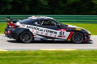 #61&nbsp;Toyota GR86 of James Klimas, Skip Barber Racing, Toyota GR Cup North America, SRO America, Virginia International Raceway, Alton, VA, July 18 - 20, 2025
 | SRO Motorsports Group
