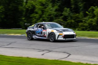 #15 Toyota GR86 of Brett Kowalski, TechSport, Toyota GR Cup North America, SRO America, Virginia International Raceway, Alton, VA, July 18 - 20, 2025
 | SRO Motorsports Group