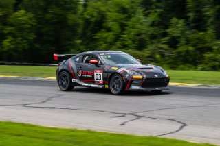 #03 Toyota GR86 of Karl Forman, Precision Racing LA, Toyota GR Cup North America, SRO America, Virginia International Raceway, Alton, VA, July 18 - 20, 2025
 | SRO Motorsports Group