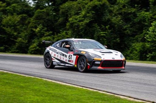 #61 Toyota GR86 of James Klimas, Skip Barber Racing, Toyota GR Cup North America, SRO America, Virginia International Raceway, Alton, VA, July 18 - 20, 2025
 | SRO Motorsports Group