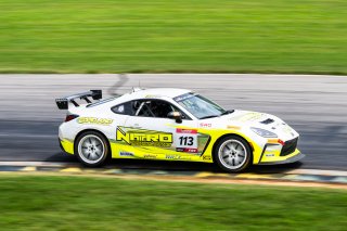 #113 Toyota GR86 of Ethan Tovo, Nitro Motorsports, Toyota GR Cup North America, SRO America, Virginia International Raceway, Alton, VA, July 18 - 20, 2025
 | SRO Motorsports Group