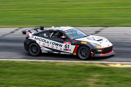 #61 Toyota GR86 of James Klimas, Skip Barber Racing, Toyota GR Cup North America, SRO America, Virginia International Raceway, Alton, VA, July 18 - 20, 2025
 | SRO Motorsports Group