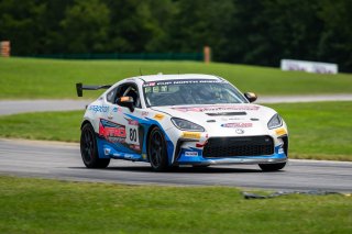 #80 Toyota GR86 of Paityn Feyen, Nitro Motorsports, Toyota GR Cup North America, SRO America, Virginia International Raceway, Alton, VA, July 18 - 20, 2025
 | SRO Motorsports Group